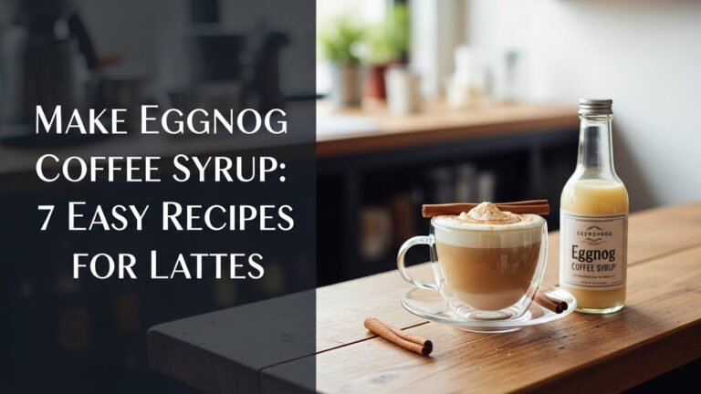 Make Eggnog Coffee Syrup: 7 Easy Recipes for [year] Lattes