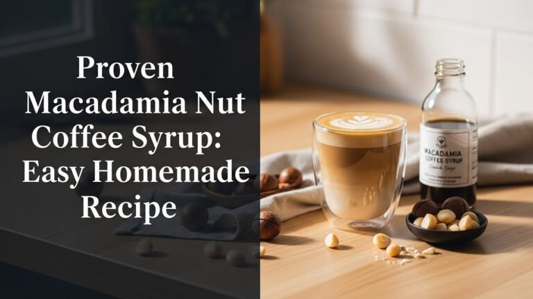 Proven Macadamia Nut Coffee Syrup: Easy Homemade Recipe