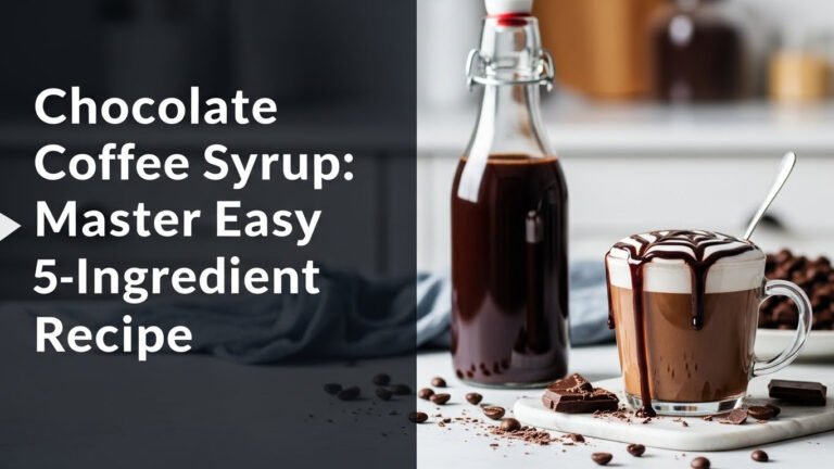 Chocolate Coffee Syrup: Master Easy 5-Ingredient Recipe