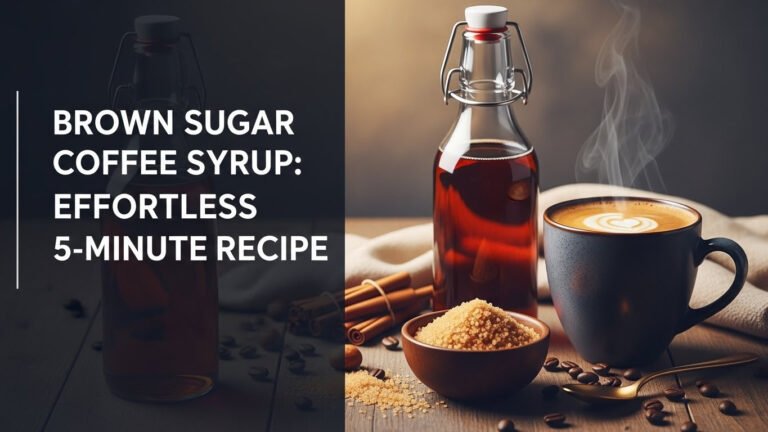 Brown Sugar Coffee Syrup: Effortless 5-Minute Recipe 7 Brown Sugar Coffee Syrup: Effortless 5-Minute Recipe