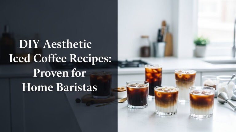 DIY Aesthetic Iced Coffee Recipes: Proven for Home Baristas