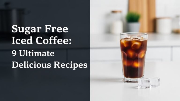 Sugar Free Iced Coffee: 9 Ultimate Delicious Recipes