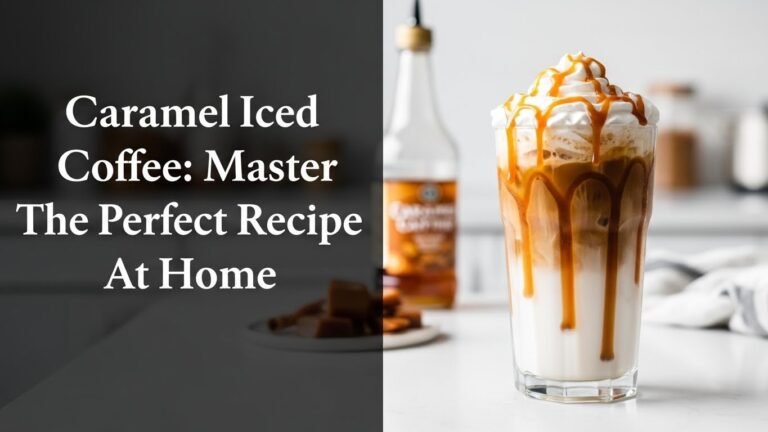 Caramel Iced Coffee: Master The Perfect Recipe At Home