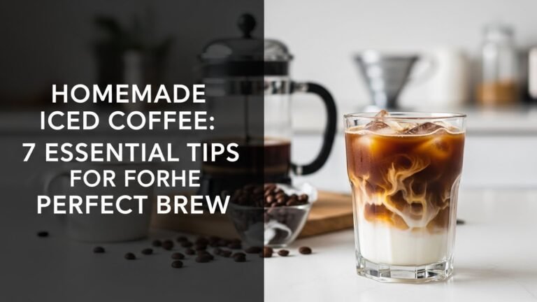 Homemade Iced Coffee: 7 Essential Tips for Perfect Brew