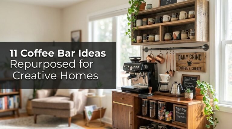 11 Coffee Bar Ideas Repurposed for Creative Homes [year]