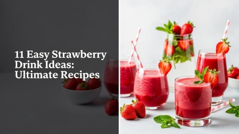 11 Easy Strawberry Drink Ideas: Ultimate Recipes for [year]