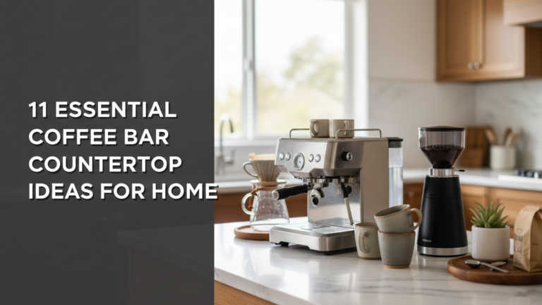 11 Essential Coffee Bar Countertop Ideas for Home [year]