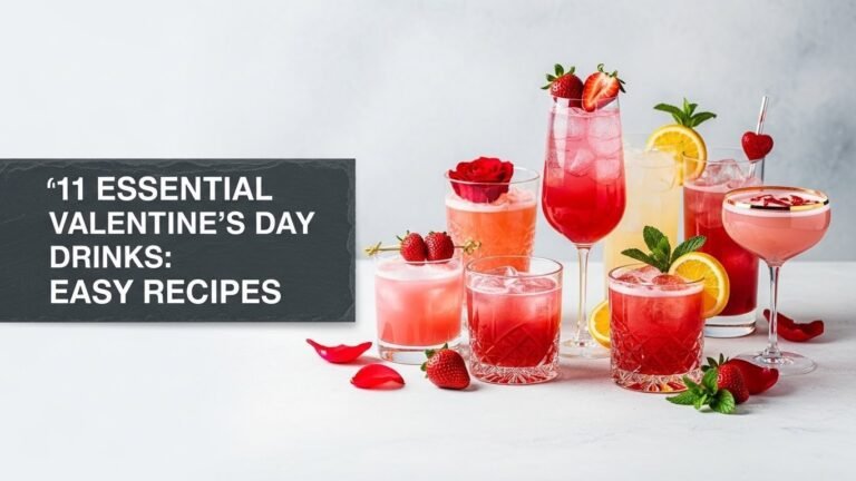 11 Essential Valentine's Day Drinks: Easy Recipes [year]