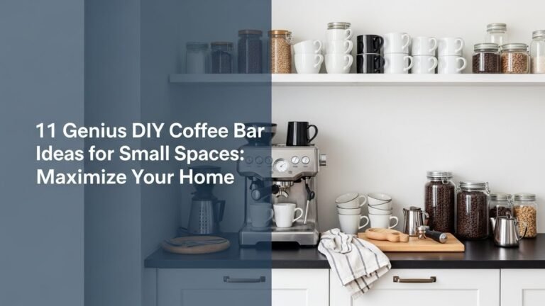 11 Genius DIY Coffee Bar Ideas for Small Spaces: Maximize Your Home