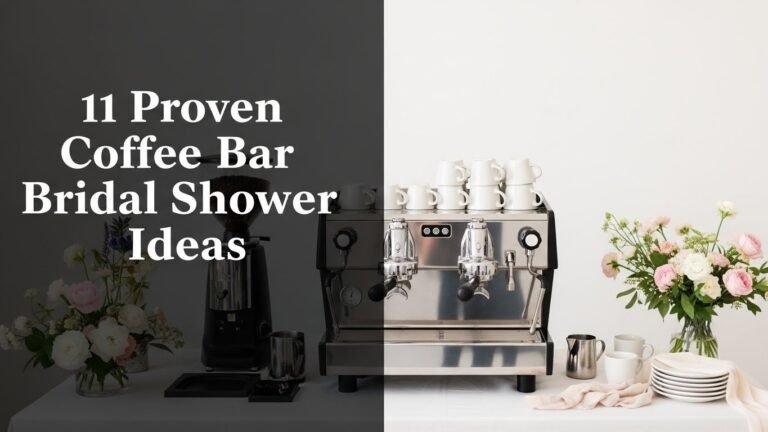 11 Proven Coffee Bar Bridal Shower Ideas for [year]