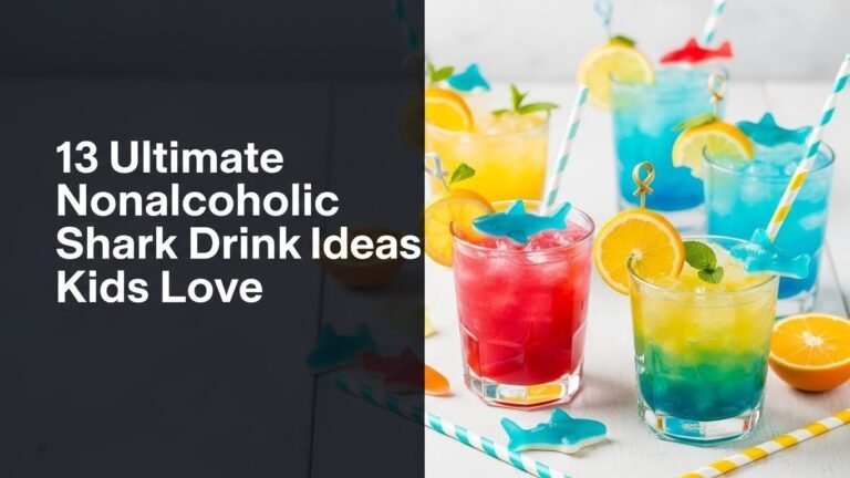 13 Ultimate Nonalcoholic Shark Drink Ideas Kids Love