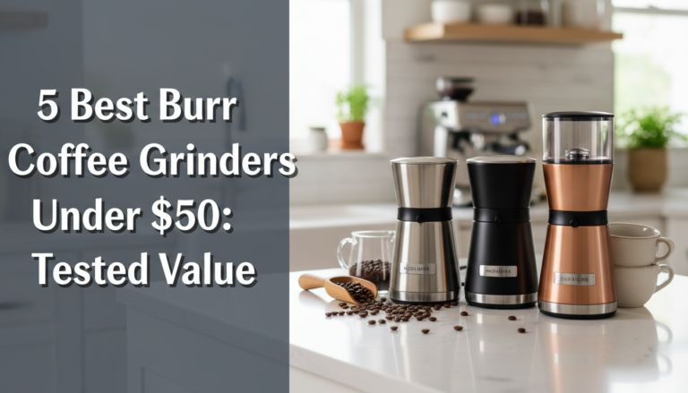 5 Best Burr Coffee Grinders Under $50: Tested Value
