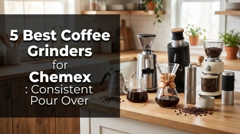 5 Best Coffee Grinders for Chemex: Consistent Pour Over 7 5 Best Coffee Grinders for Chemex: Consistent Pour Over
