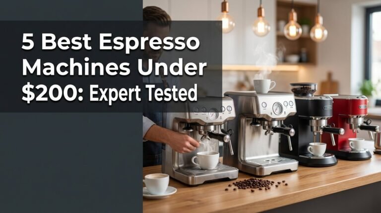 5 Best Espresso Machines Under $200: Expert Tested in [year]