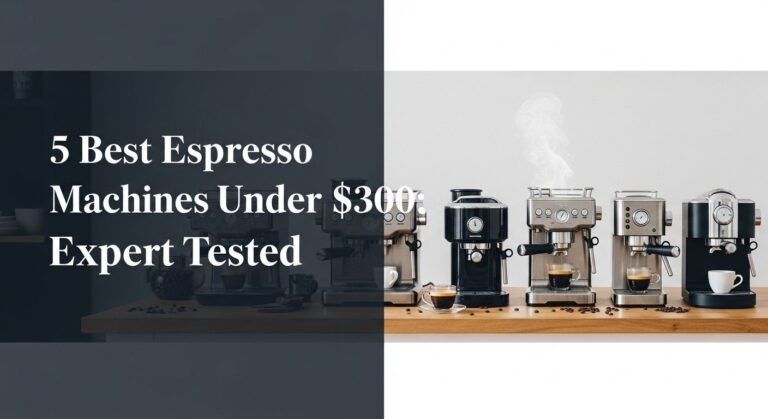 5 Best Espresso Machines Under $300: Expert Tested [year]