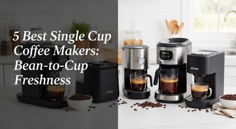 5 Best Single Cup Coffee Makers: Bean-to-Cup Freshness [year]