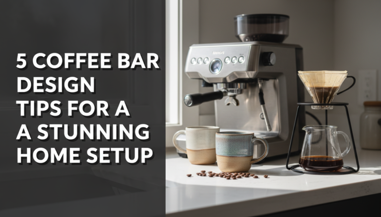 5 Coffee Bar Design Tips for a Stunning Home Setup in [year]