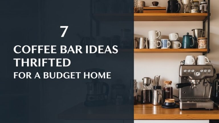 7 Coffee Bar Ideas Thrifted for a Budget Home in [year]