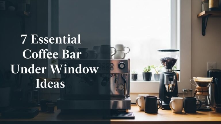7 Essential Coffee Bar Under Window Ideas for [year]