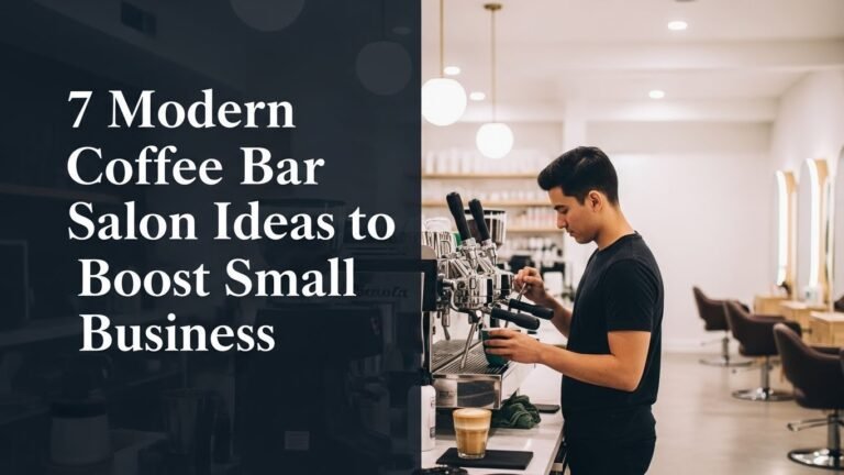 7 Modern Coffee Bar Salon Ideas to Boost Small Business in [year]