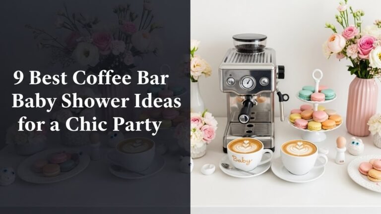 9 Best Coffee Bar Baby Shower Ideas for a Chic [year] Party