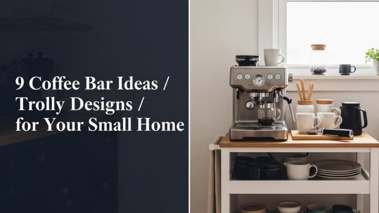 9 Coffee Bar Ideas Trolly Designs for Your Small Home [year]