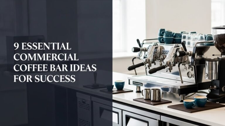 9 Essential Commercial Coffee Bar Ideas for Success [year]