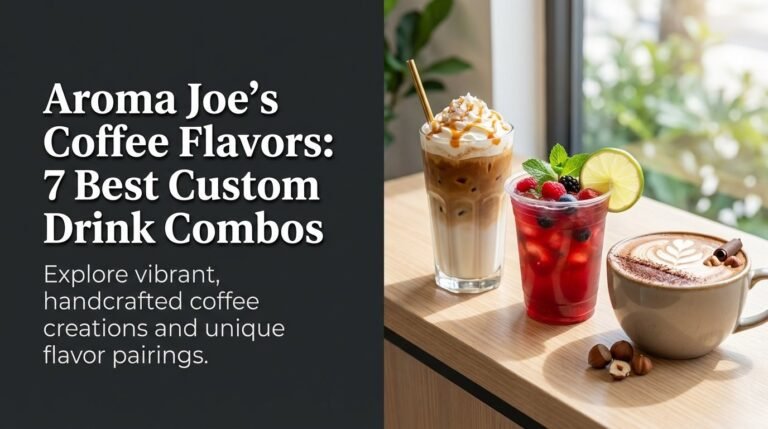 Aroma Joe's Coffee Flavors: 7 Best Custom Drink Combos