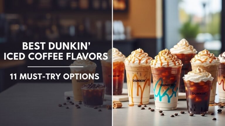 Best Dunkin Iced Coffee Flavors 11 Must-Try Options [year]