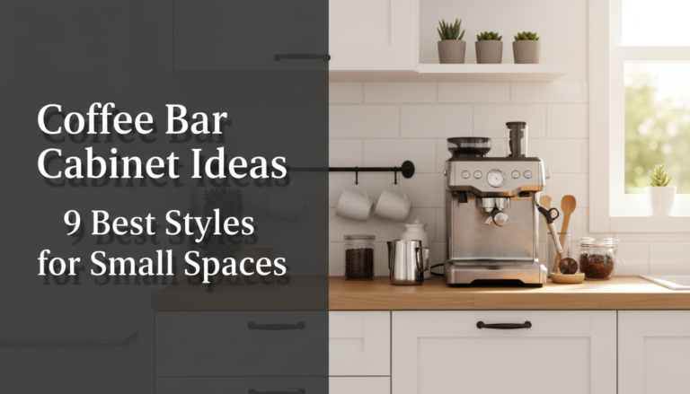 Coffee Bar Cabinet Ideas 9 Best Styles for Small Spaces [year]