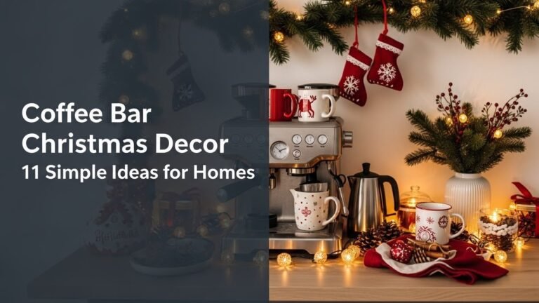 Coffee Bar Christmas Decor 11 Simple Ideas for Homes [year]