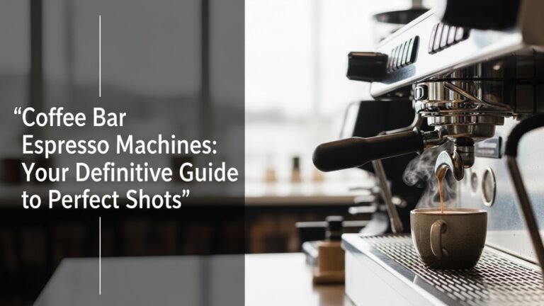 Coffee Bar Espresso Machines: Your Definitive Guide to Perfect Shots