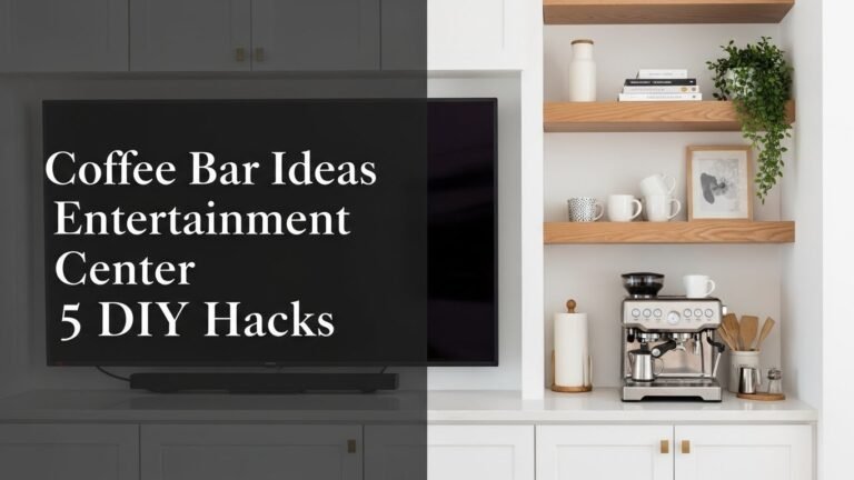 Coffee Bar Ideas Entertainment Center 5 DIY Hacks For [year]