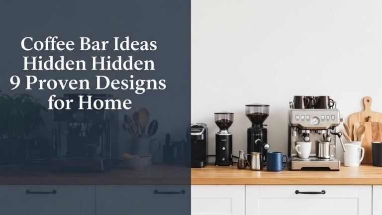 Coffee Bar Ideas Hidden 9 Proven Designs for Home in [year]