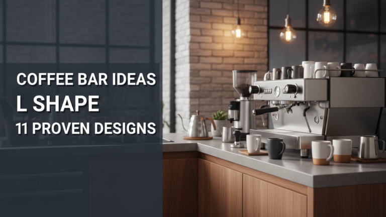 Coffee Bar Ideas L Shape 11 Proven Designs for [year]