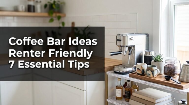 Coffee Bar Ideas Renter Friendly 7 Essential Tips for [year]