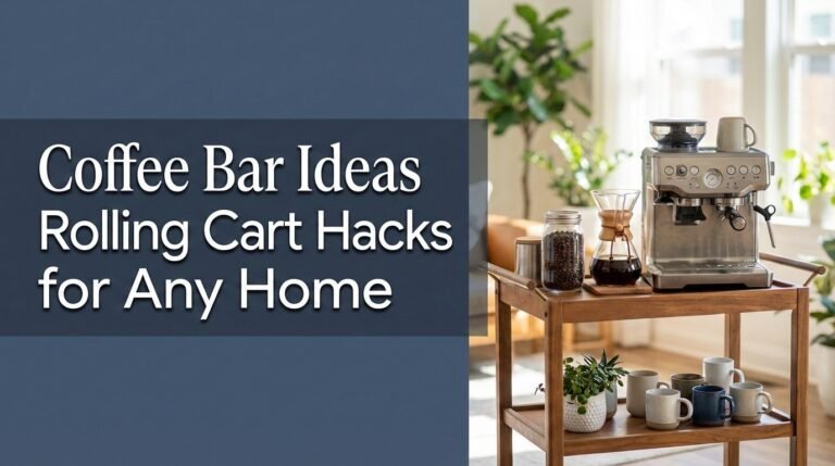 Coffee Bar Ideas Rolling Cart Hacks for Any Home in [year]