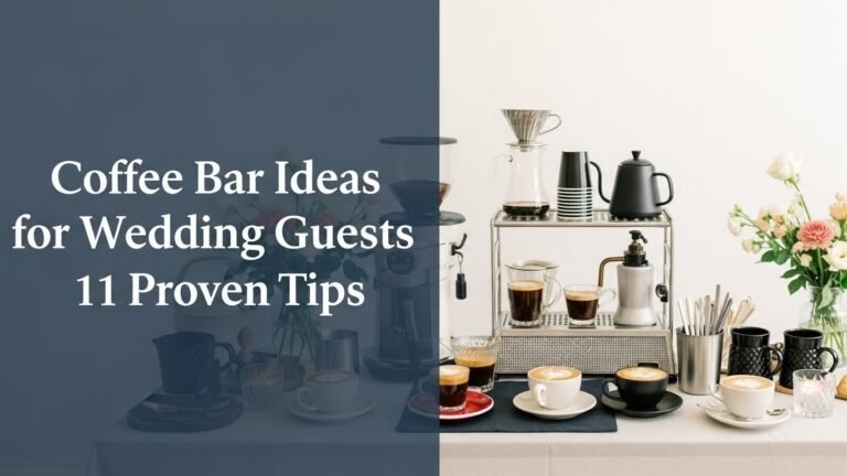Coffee Bar Ideas for Wedding Guests 11 Proven Tips in [year]