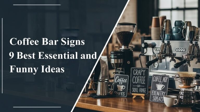 Coffee Bar Signs 9 Best Essential and Funny Ideas for [year]