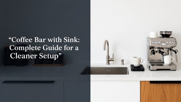 Coffee Bar with Sink: Complete Guide for a Cleaner Setup