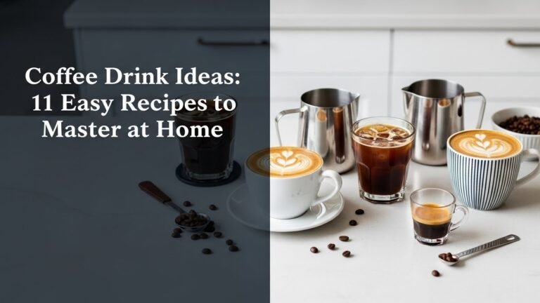 Coffee Drink Ideas: 11 Easy Recipes to Master at Home