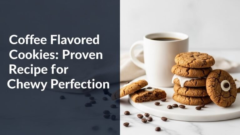 Coffee Flavored Cookies: Proven Recipe for Chewy Perfection