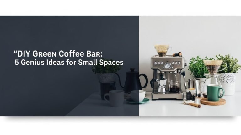 DIY Green Coffee Bar: 5 Genius Ideas for Small Spaces