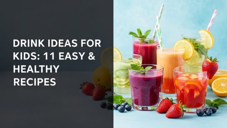 Drink Ideas for Kids: 11 Easy & Healthy Recipes