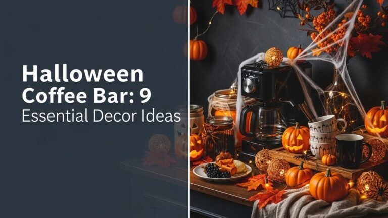 Halloween Coffee Bar: 9 Essential Decor Ideas for [year]