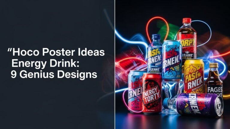 Hoco Poster Ideas Energy Drink: 9 Genius Designs for [year]