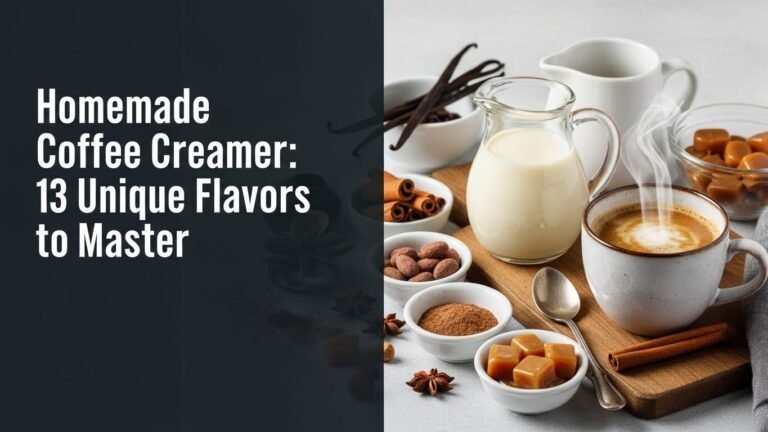 Homemade Coffee Creamer: 13 Unique Flavors to Master