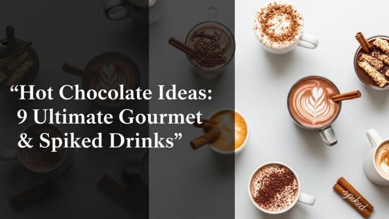 Hot Chocolate Ideas: 9 Ultimate Gourmet & Spiked Drinks