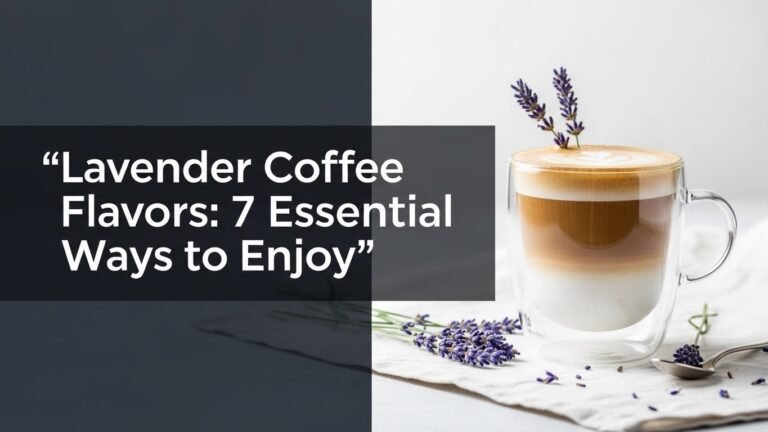 Lavender Coffee Flavors: 7 Essential Ways to Enjoy
