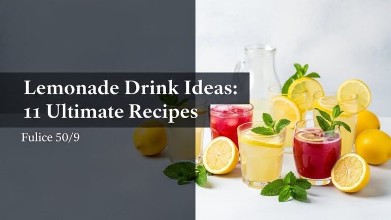 Lemonade Drink Ideas: 11 Ultimate Recipes for [year]